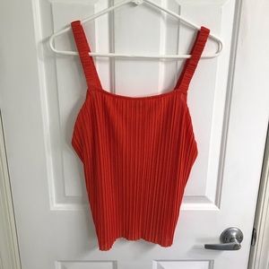 Orange/red tank top from Topshop size 10